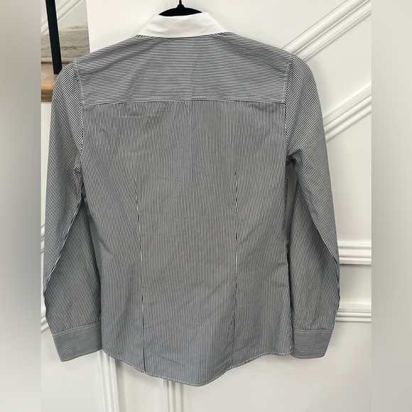 J. Crew Black and White Dress Shirt - Picture 2 of 7